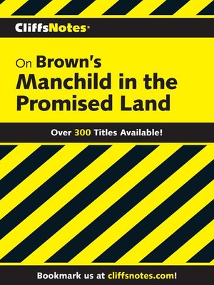 cover image of CliffsNotes on Brown's Manchild in the Promised Land